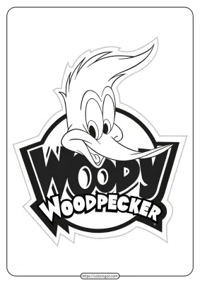 Free Printable Woody Woodpecker Coloring Pages 02