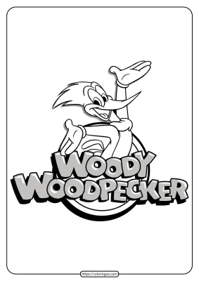 Free Printable Woody Woodpecker Coloring Pages 03