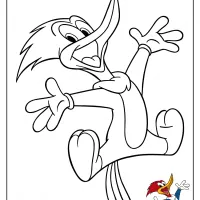 Free Woody Woodpecker Coloring Pages