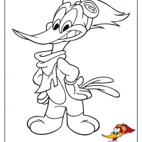 Woody Woodpecker Coloring Sheet