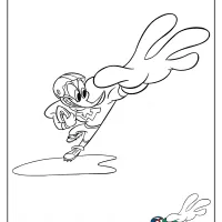 Woody Woodpecker Plays American Football Coloring Page