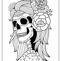 printable day of the dead adult coloring pages 02