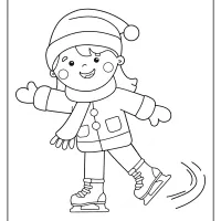 Free Printable Girl Ice Skating Pdf Coloring Page 02 25 printable girl ice skating pdf coloring page