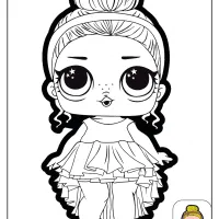 printable lol doll surprise go to party coloring page