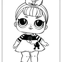printable lol doll surprise sis swing coloring page