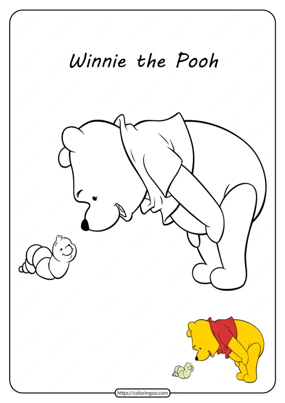 Printable Winnie the Pooh Pdf Coloring Pages 12 1 printable winnie the pooh pdf coloring pages 12
