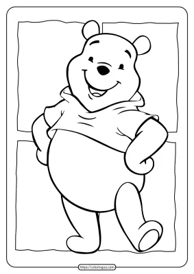 Printable Winnie the Pooh Pdf Coloring Pages 15