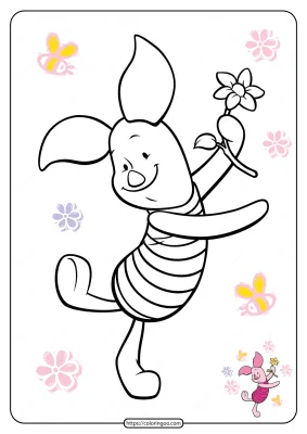 Printable Winnie the Pooh Pdf Coloring Pages 16