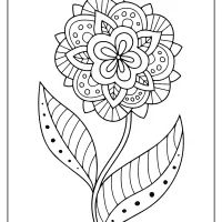 free printable adult floral mandala coloring page 75