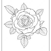 free printable flower coloring pages