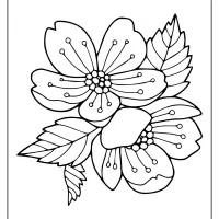 free printable flower wreath coloring pages