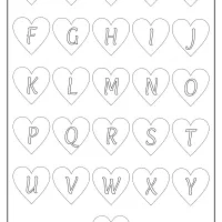 free printable heart shaped alphabet uppercase letters