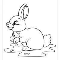 free printable rabbit pdf coloring pages