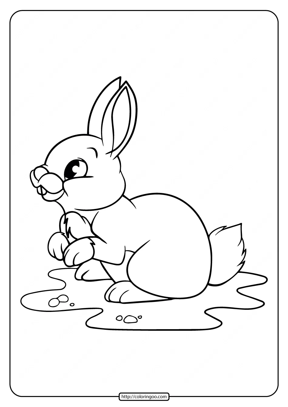 Free Printable Rabbit Pdf Coloring Pages 2 free printable rabbit pdf coloring pages