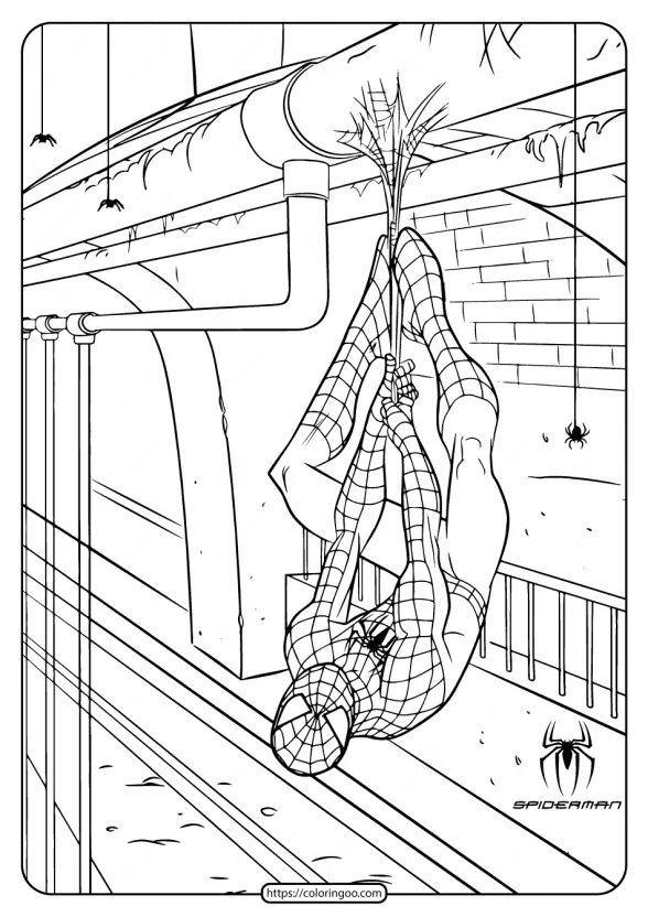 Marvel Spiderman Coloring Pages 1 marvel spiderman coloring pages