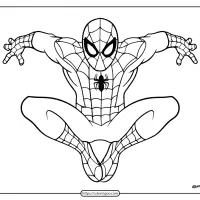 marvel spiderman coloring pages for kids e1598996040804