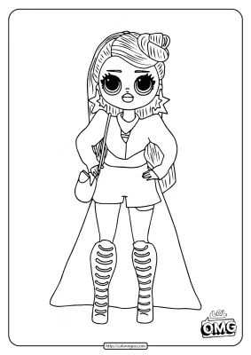 OMG Fashion Doll Miss Independent Coloring Page