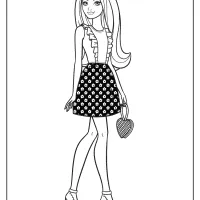 printable barbie fashionistas pdf coloring pages 02