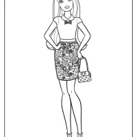 printable barbie fashionistas pdf coloring pages 06