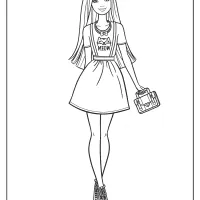 printable barbie fashionistas pdf coloring pages 07