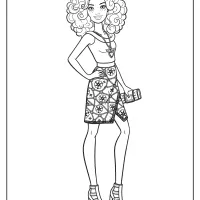 printable barbie fashionistas pdf coloring pages 08