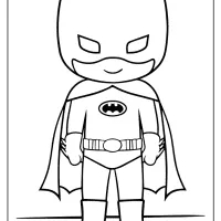 printable cute batman coloring pages for kids