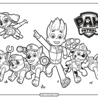 Printable Paw Patrol Friends Pdf Coloring Pages 35 printable paw patrol friends pdf coloring pages