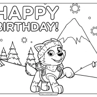 Printable Paw Patrol Happy Birthday Coloring Pages 31 printable paw patrol happy birthday coloring pages