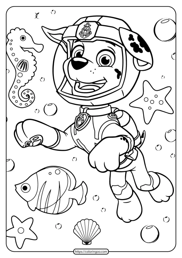 Printable Paw Patrol Pdf Coloring Pages 1 printable paw patrol pdf coloring pages