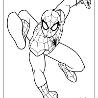 printable superhero spiderman coloring pages