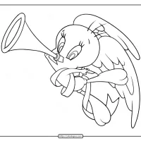 Printable Tweety Angel of Love Coloring Pages 39 printable tweety angel of love coloring pages