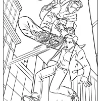 spiderman free printable coloring pages