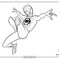 spiderman web shooting pdf coloring page e1599505837726