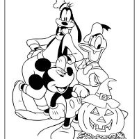 disney halloween coloring pages