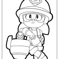 free printable brawl stars jacky coloring pages