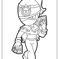 free printable brawl stars ninja tara coloring pages