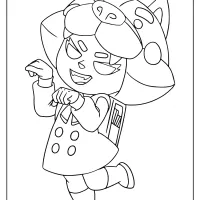 free printable brawl stars shiba nita coloring pages