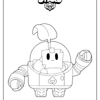 free printable brawl stars sprout coloring pages