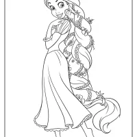 Free Printable Tangled Coloring Pages for Girls 18 free printable tangled coloring pages for girls 1