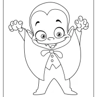 free printable vampire coloring pages