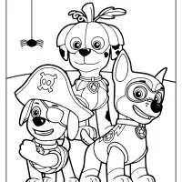 Happy Halloween Paw Patrol Coloring Pages 30 happy halloween paw patrol coloring pages