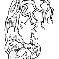 horrible pumpkins coloring pages