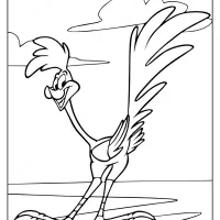 Looney Tunes Road Runner Coloring Page 23 looney tunes road runner coloring page