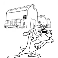 Looney Tunes Tasmanian Devil Coloring Page 21 looney tunes tasmanian devil coloring page