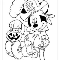 pirate mickey mouse coloring pages