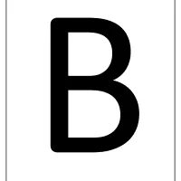 printable a4 size uppercase letters b worksheet