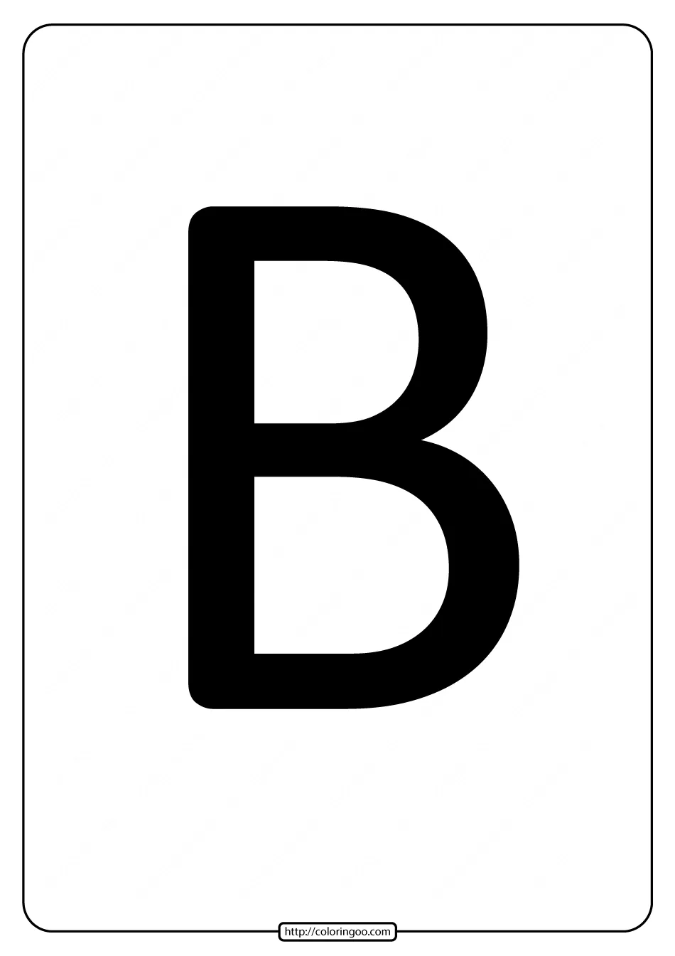 Printable A4 Size Uppercase Letters B Worksheet 3 printable a4 size uppercase letters b worksheet