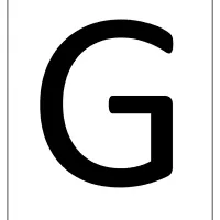 printable a4 size uppercase letters g worksheet