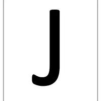 printable a4 size uppercase letters j worksheet