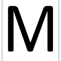printable a4 size uppercase letters m worksheet